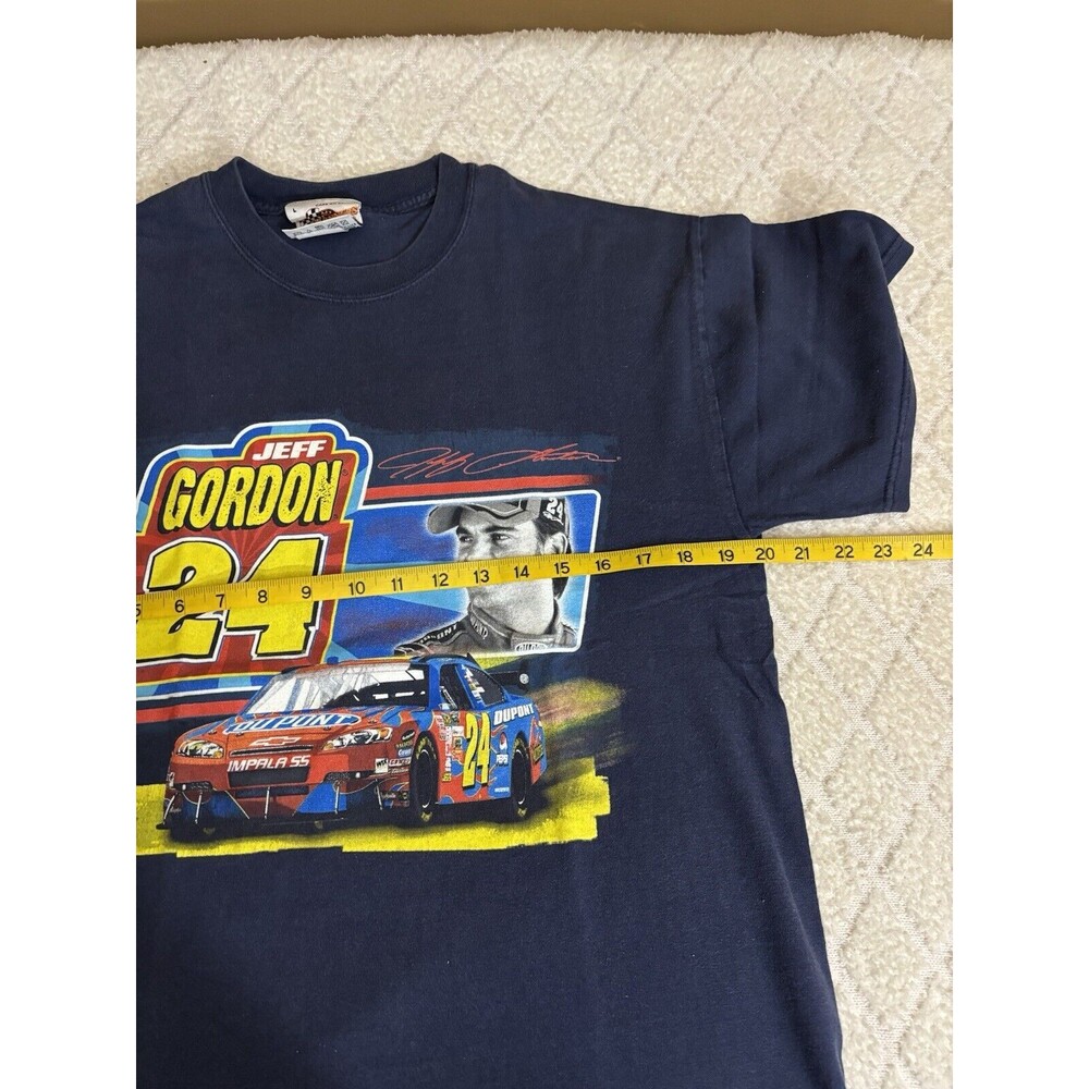 Vintage Winners Circle Jeff Gordon #24 NASCAR 2 Sided Graphic Tee Men’s Size L - Picture 16 of 16
